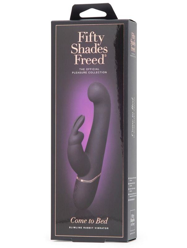 Фиолетовый вибратор Come to Bed Rechargeable Slimline G-Spot Rabbit Vibrator (22,2 см)