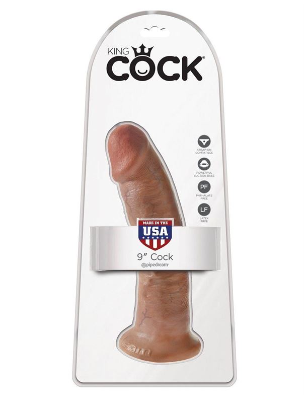 Фаллоимитатор мулат 9" King Cock (22,9 см)
