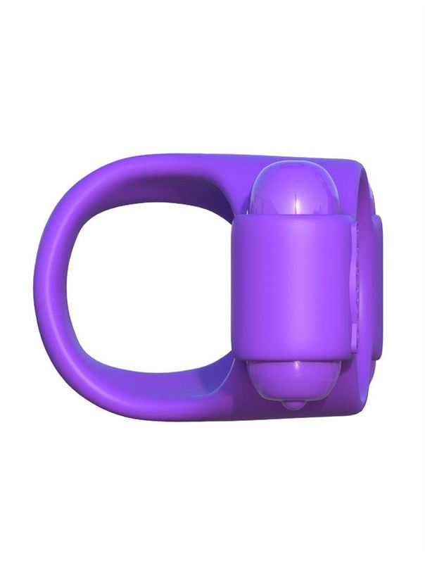 Эрекционное кольцо с двумя виброэлементами Squeeze Play Couples Ring