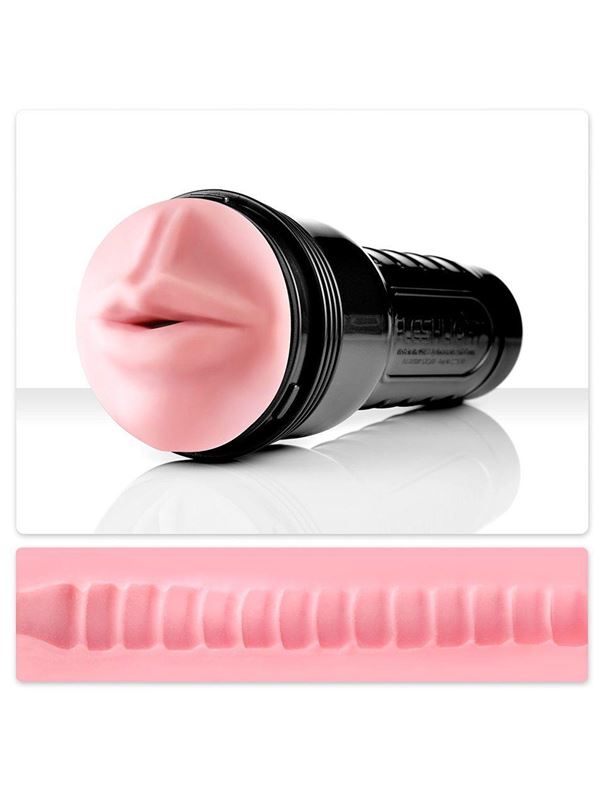 Мастурбатор-рот Fleshlight - Pink Mouse Wonder Wave