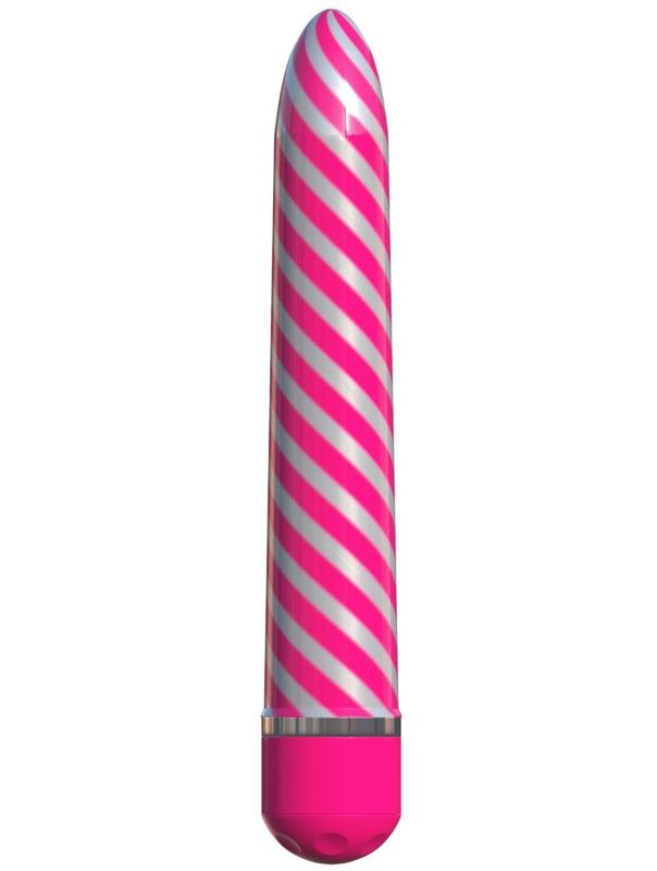 Розовый вибратор Sweet Swirl Vibrator (21,3 см)