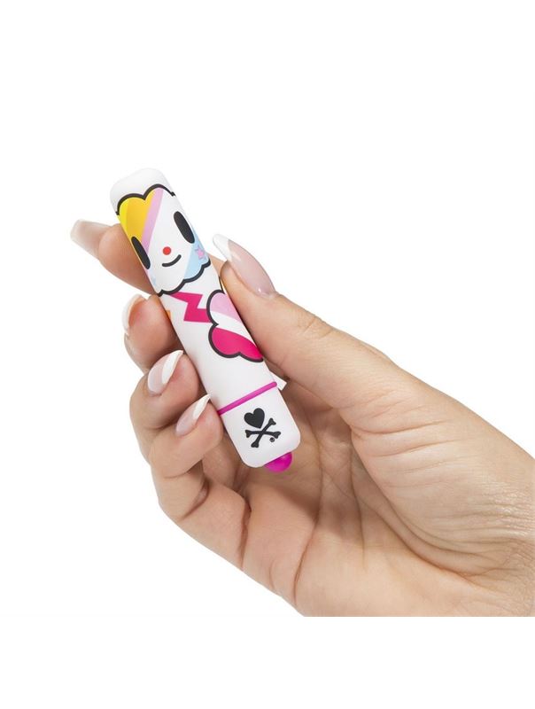 Вибропуля с тучками MINI BULLET VIBRATOR WHITE CLOUDS