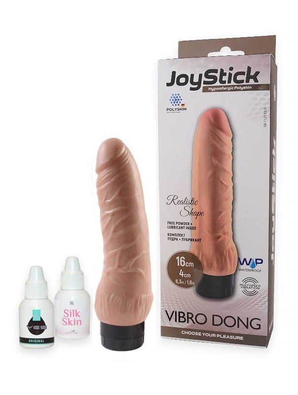 Реалистичный вибратор JOYSTICK - VIBRO DONG (16 см)