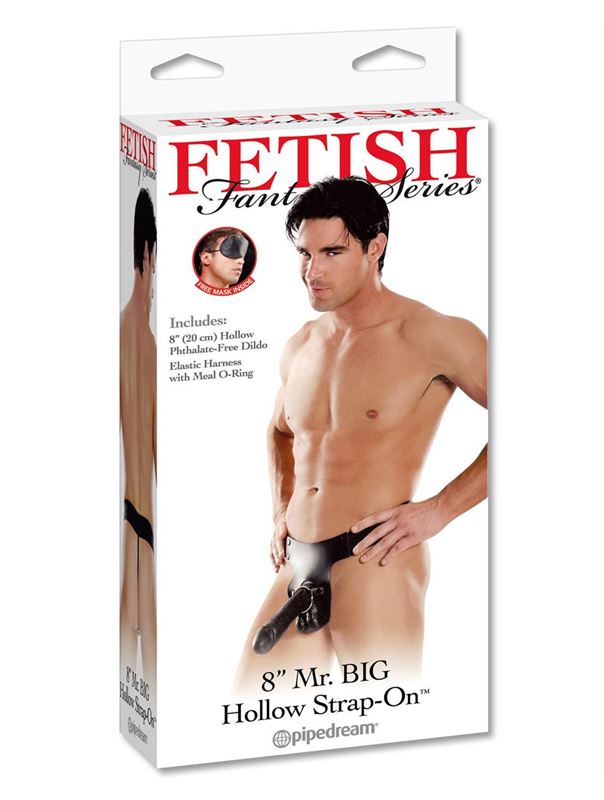 Полый мужской страпон Mr. Big Hollow 8" Strap-on (20,3 см)