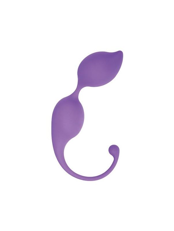 Фиолетовые вагинальные шарики TRIGGER SILICONE PURPLY