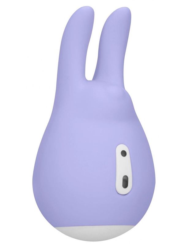 Фиолетовый клиторальный стимулятор Love Bunny - 9,4 см.