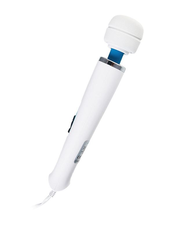 Белый вибромассажёр Magic Wand Europe (31,5 см)