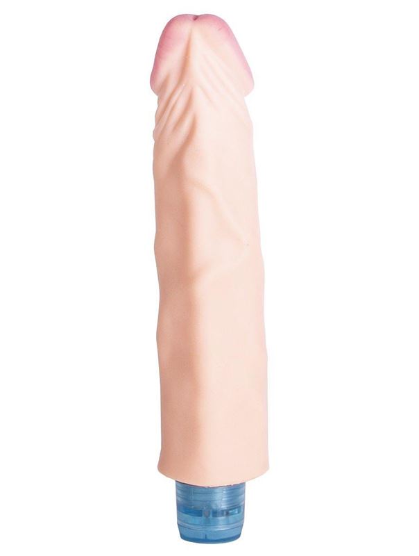 Телесный вибратор Vibro Realistic Cock Dildo без мошонки (19,5 см)