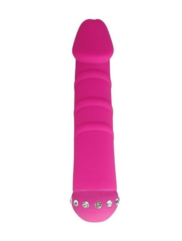 Розовый вибратор SPARKLE SUCCUBI VIBRATING DONG (14,5 см)