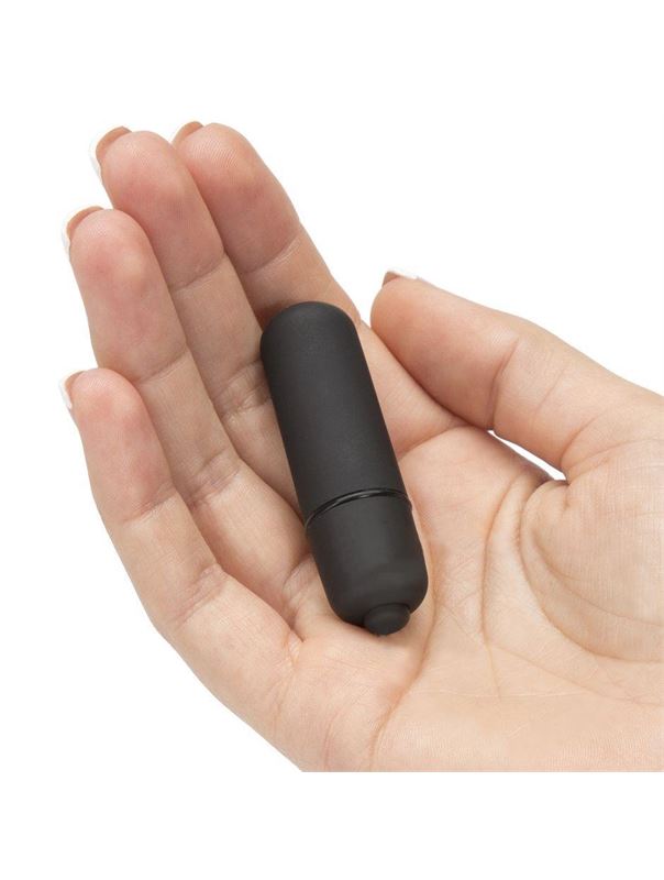 Черная вибропуля X-Basic Bullet Mini 10 speeds (5,9 см)