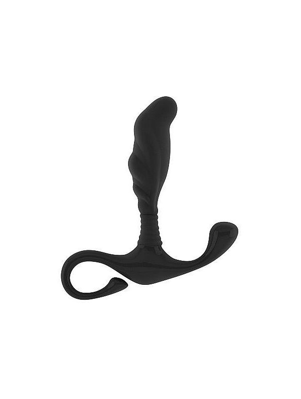 Чёрный анальный массажер простаты Prostate Massager No.27 (12,5 см)