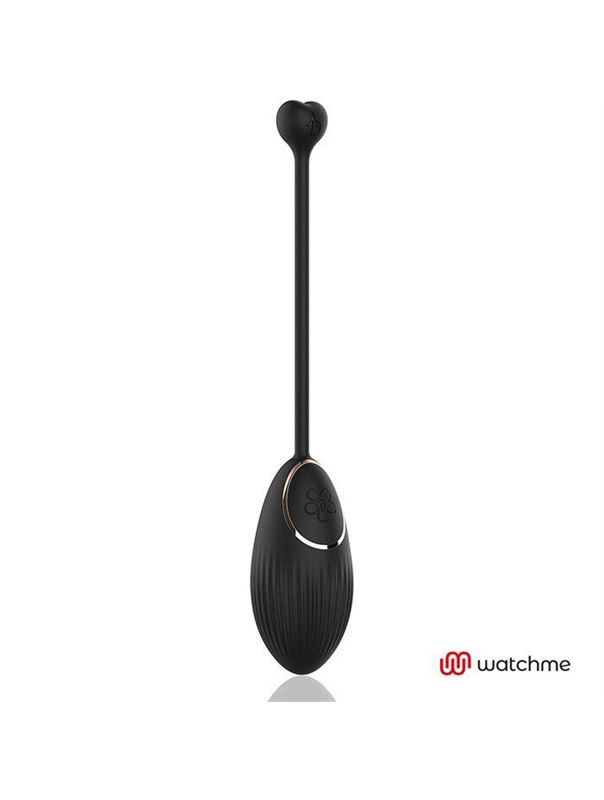 Черное виброяйцо с пультом-часами Anne's Desire Vibro Egg Wireless Watchme