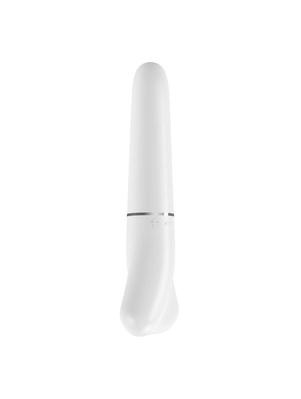 Мини вибратор белый OVO D1 (16 см)