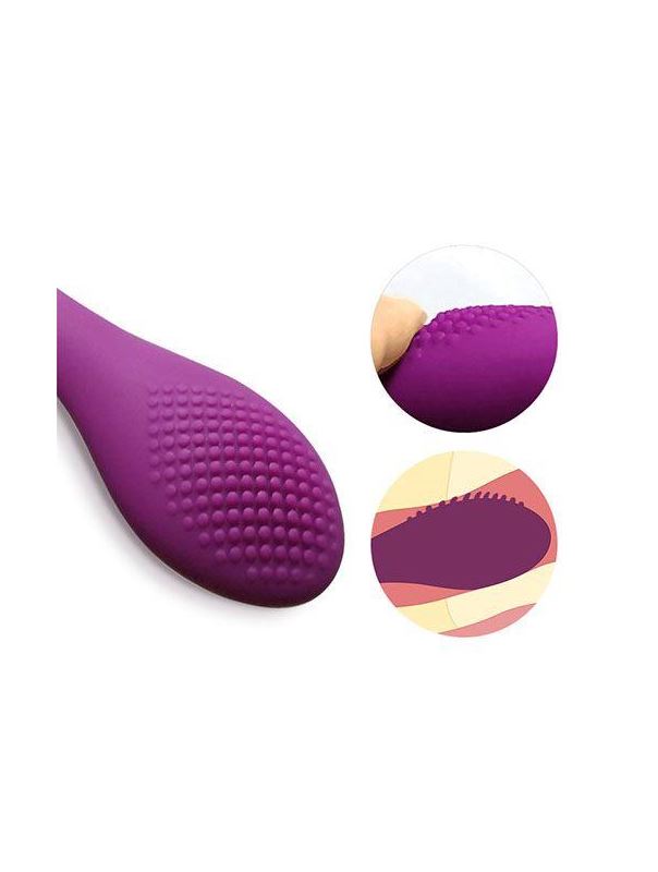 Фиолетовый вибратор G-Spot Evelyn (15,1 см)