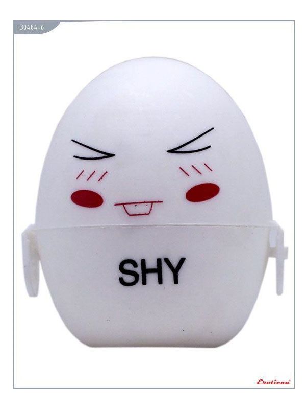 Белый мастурбатор-яйцо SHY PokeMon