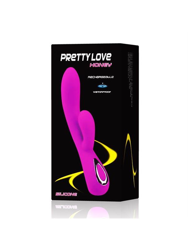 Перезаряжаемый вибромассажер Pretty Love Honey - 20 см.
