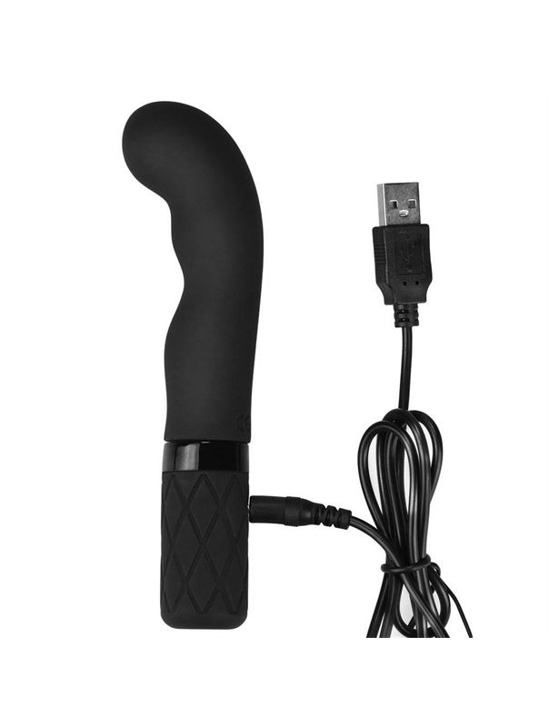 Черный вибратор O-Sensual G Intru (15,24 см)