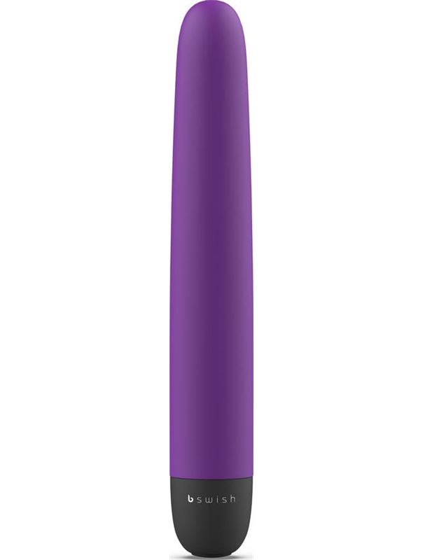 Фиолетовый классический вибратор Bgood Classic (18 см)