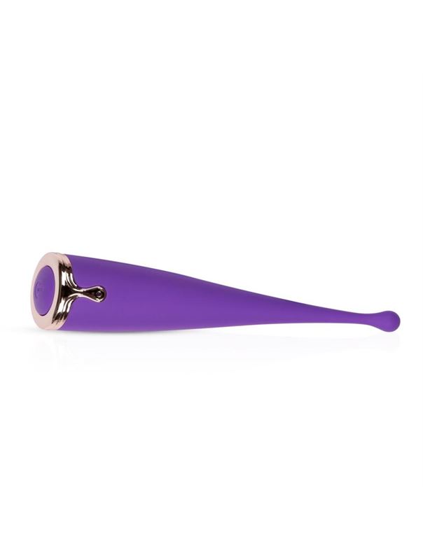 Фиолетовый клиторальный вибратор The Countess Pinpoint Vibrator (19 см)