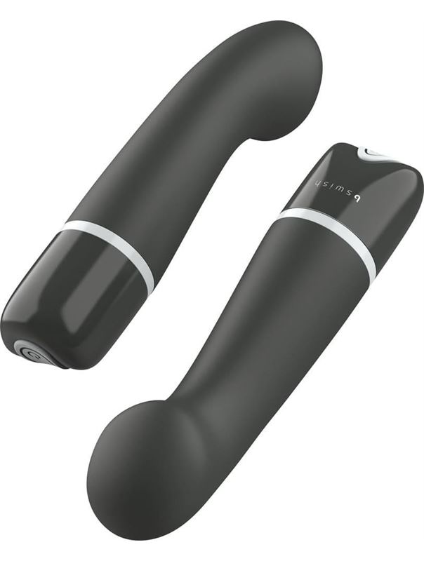Черный G-вибростимулятор Bdesired Deluxe Curve (15,2 см)
