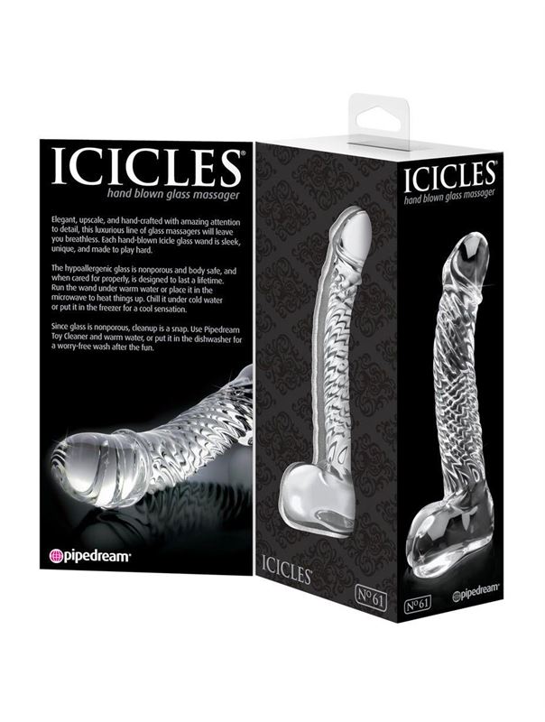 Анальный стимулятор Icicles №61 (16,5 см)