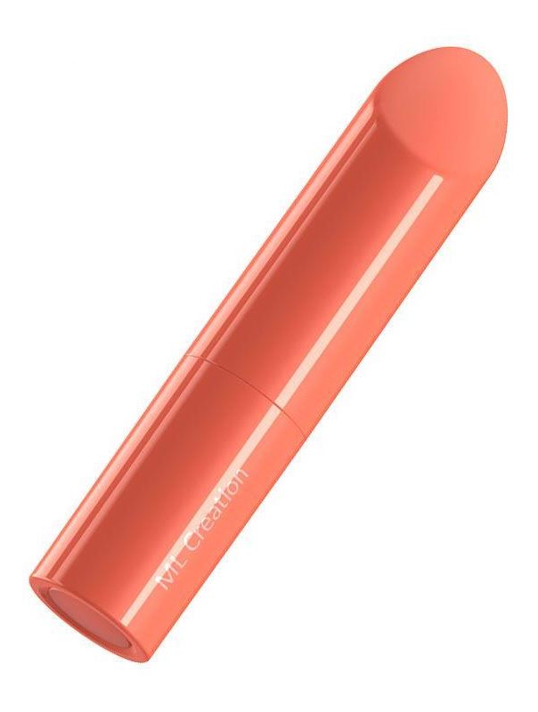 Оранжевый мини вибратор Love Bullet (8,4 см)