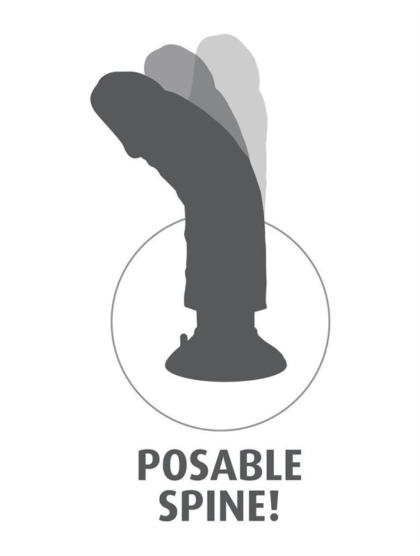 Вибромассажер-реалистик 6" Vibrating Cock (17,8 см)