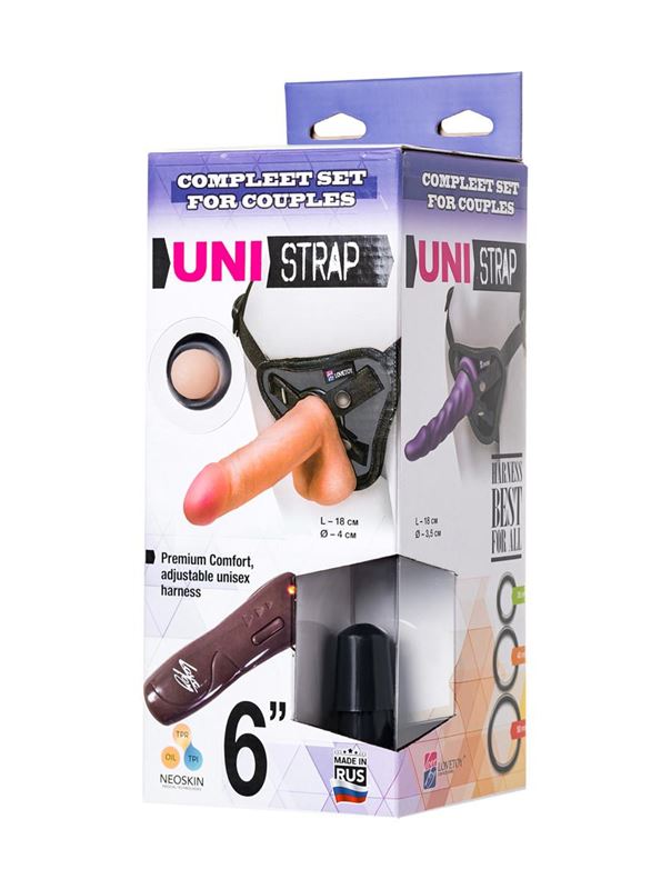 Вибрострапон с двумя насадками UniStrap (18 и 18 см)