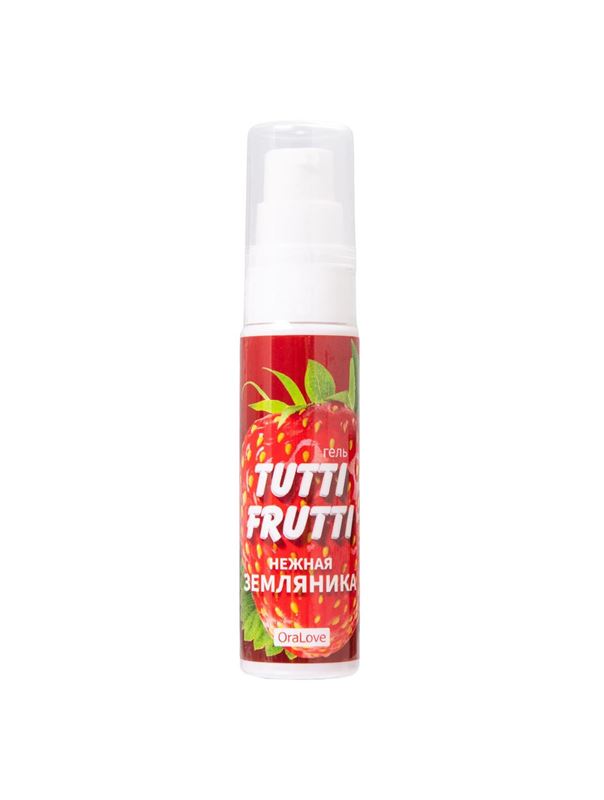 Гель-смазка Tutti-Frutti со вкусом земляники (30 гр)
