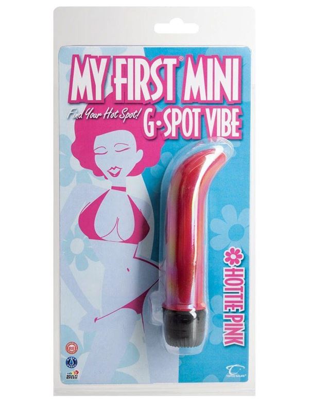 Мини-вибратор для точки G My First Mini G-Spot Vibe - 14 см.