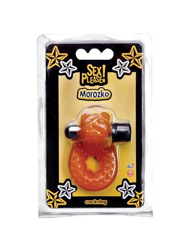 Эрекционное кольцо со стимулятором клитора Sex Please! Morozko Vibrating Cock Ring
