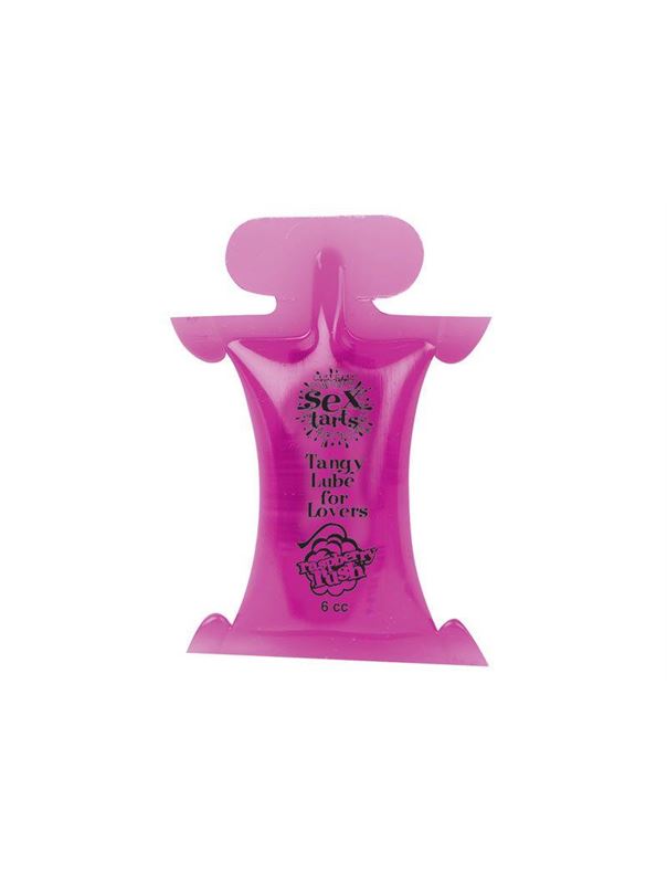 Лубрикант на водной основе с ароматом малины Sex Tarts Lube Raspberry Rush - 6 мл.