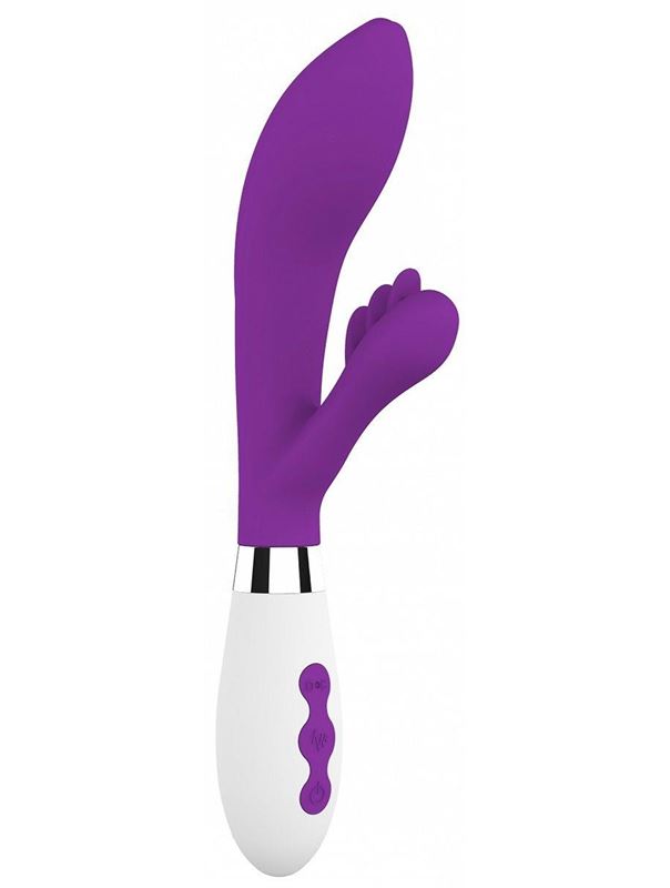 Фиолетовый вибратор кролик Agave (23,1 см)