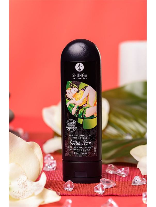 Интимный гель для пар Shunga Lotus Noir усиливающий наслаждение (60 мл)