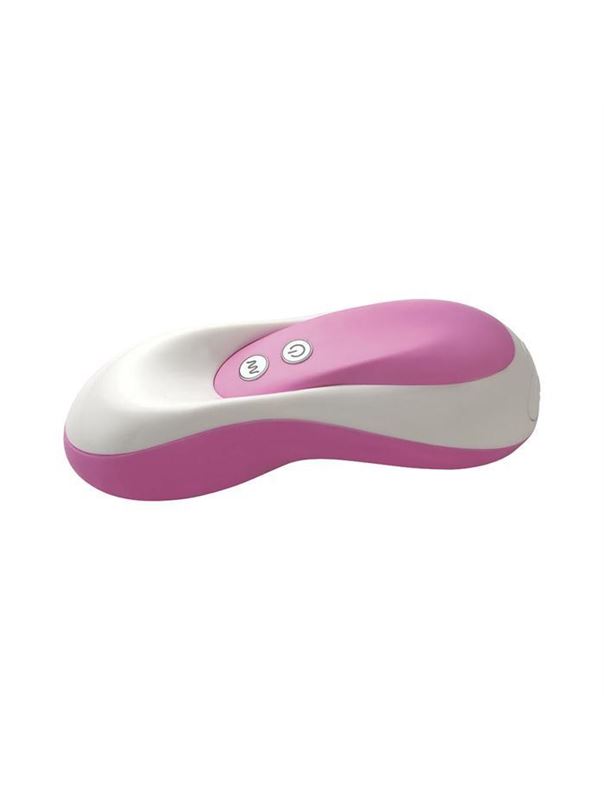 Бело-розовый стимулятор клитора VIBE THERAPY ASCENDANCY