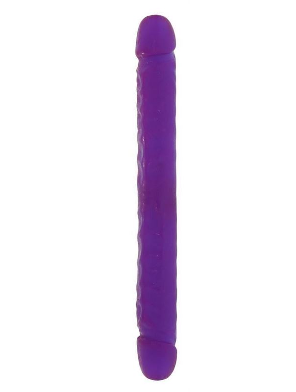 Двойной фиолетовый фаллоимитатор DOUBLE DONG LAVENDER (30 см)