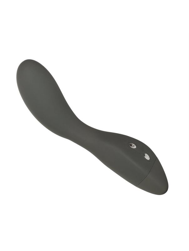 Серый вибратор EMBRACE BELOVED WAND - 20 см.