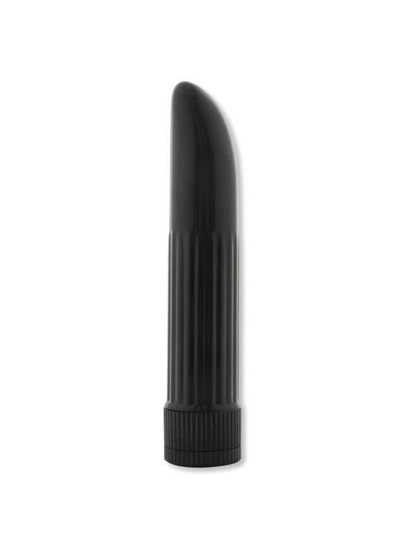 Черный миниатюрный вибратор Ladyfinger (13 см)