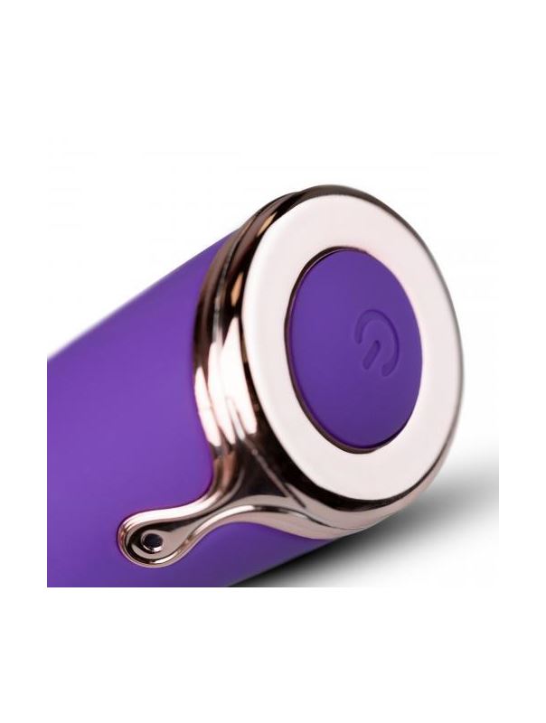 Фиолетовый вибратор кролик The Queen Thrusting Vibrator (29 см)