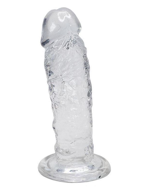 Прозрачный фаллоимитатор на присоске Majestic Jelly Dildo (14,7 см)