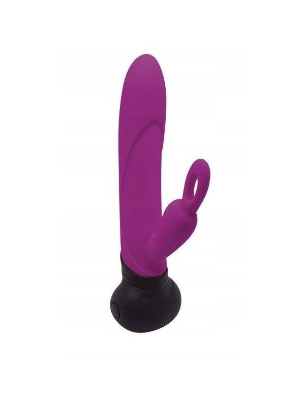 Фиолетовый вибростимулятор Mini Bonnie (19,7 см)