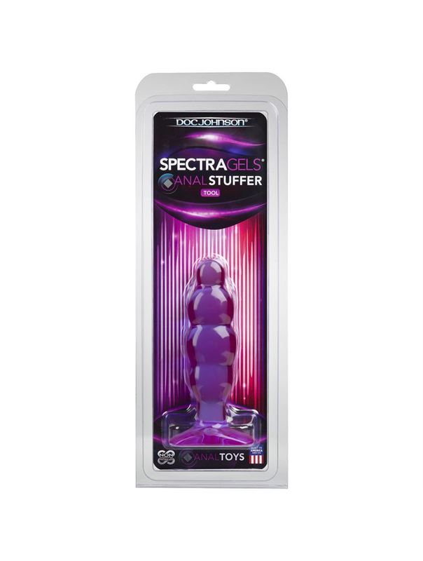 Рельефная анальная пробка SPECTRA GELS