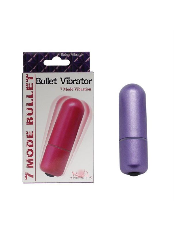 Фиолетовая вибропуля 7 Models Bullet (5,7 см)