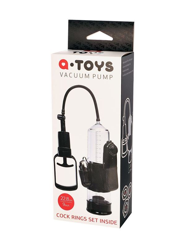 Вакуумная помпа A-toys Vacuum Pump с вибропулей и эрекционными кольцами