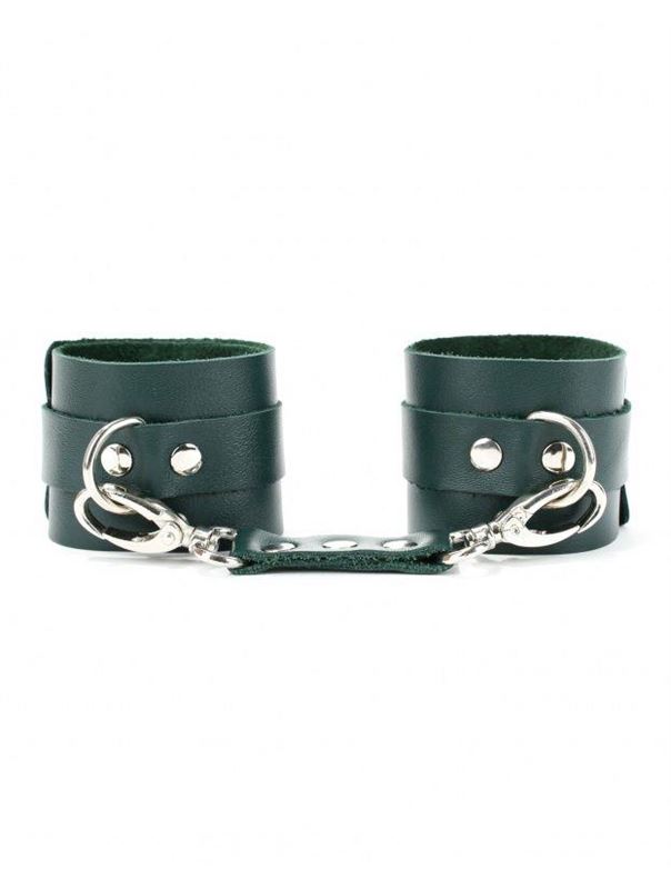 Наручники изумрудного цвета Lady's Arsenal Emerald Handcuffs