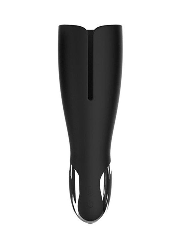 Черный мастурбатор NAGHI NO.44 RECHARGEABLE MASTURBATOR