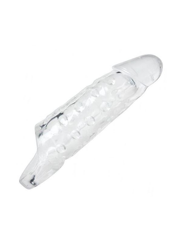 Насадка на член с кольцом для мошонки Tom of Finland - Clear Realistic Cock Enhancer (24 см)