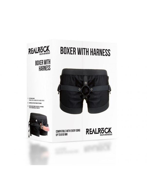 Трусики-боксеры для фиксации насадок при помощи кольца Boxer With Harness