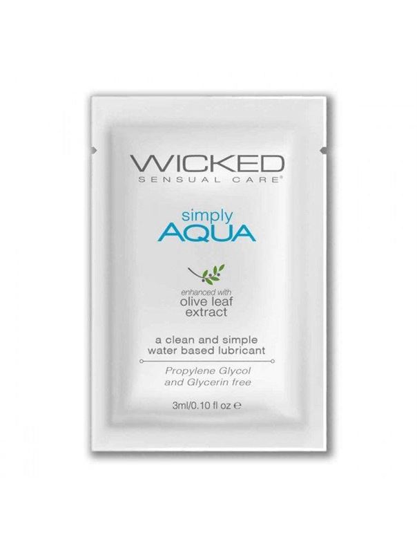 Легкий лубрикант на водной основе Wicked Simply Aqua (3 мл)