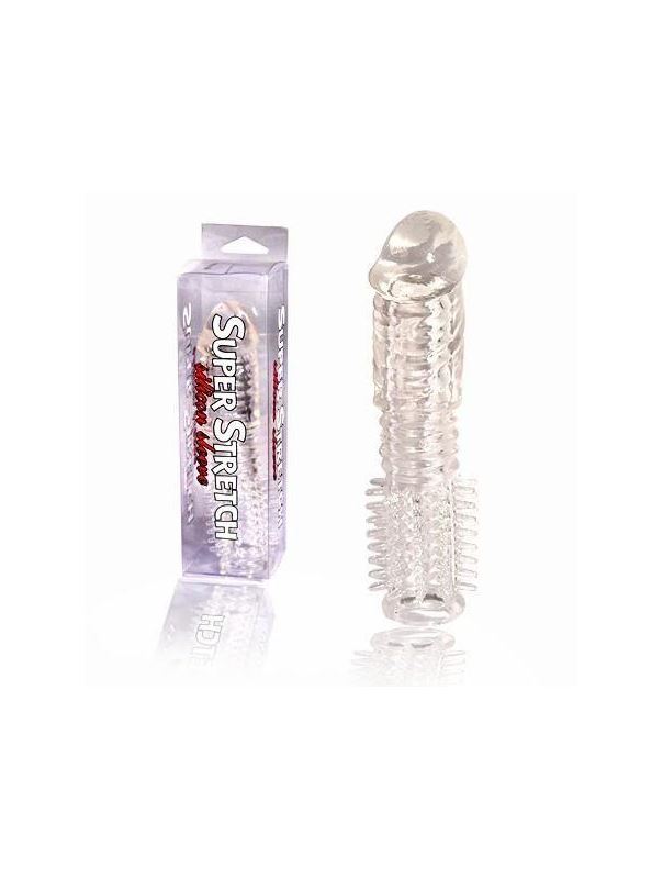 Прозрачная насадка на пенис Penis Silicone Sleeve - 14 см.